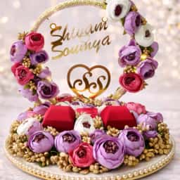 Engagement Plate Decoration