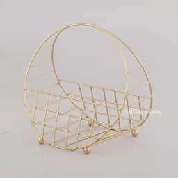 Golden Glow Metal Tray