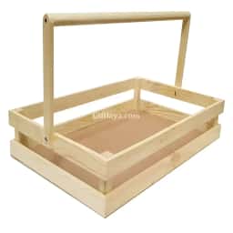 Wooden Hamper Tray 14 Inch