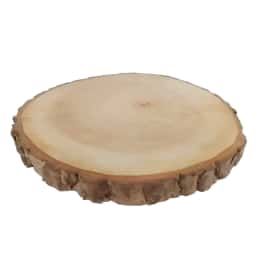Round Wooden Log Base
