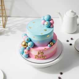 2 Tier Baby Shower Cake