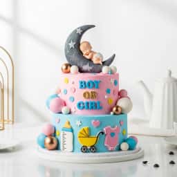 Baby Shower 2 Tier Cakes