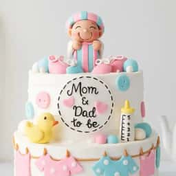 Mom & Dad to be Cake