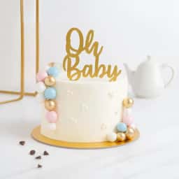 Elegant Cake for Baby Shower Party