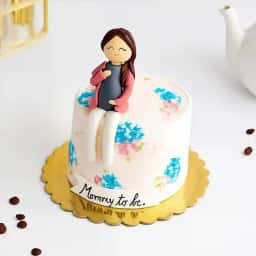 Customized Mom To Be Cake