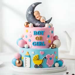 Baby Shower 2 Tier Cakes