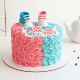 Classic Baby Shower Cake