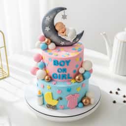 Baby Shower 2 Tier Cakes