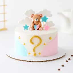 Baby Shower Teddy Theme Cake