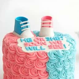 Classic Baby Shower Cake