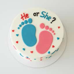 Baby Shower Cake for Tw