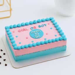 Customized Mom To Be Theme Cake