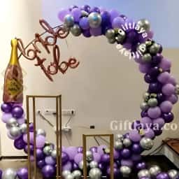 Purple Bachelorette Decor