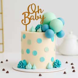 Baby Shower Fondant Cake