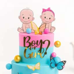 Eggless 2 Tier Baby Shower Cake
