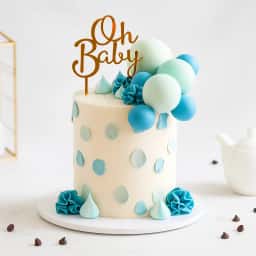 Baby Shower Fondant Cake