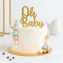 Elegant Cake for Baby Shower Party
