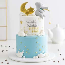 Baby Shower Stars Theme Cake