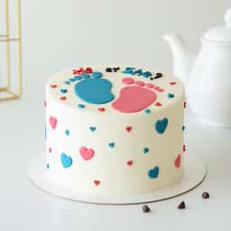 Baby Shower Cake for Tw