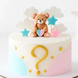 Baby Shower Teddy Theme Cake