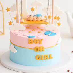 Delicious Baby Shower Cake