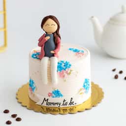 Customized Mom To Be Cake