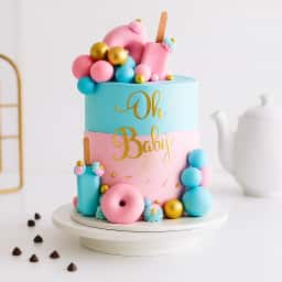 Customized Baby Shower Cake