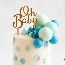 Baby Shower Fondant Cake