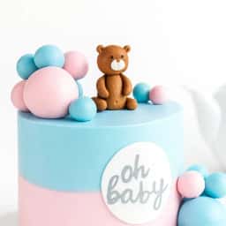 Baby Shower Ombre Cake