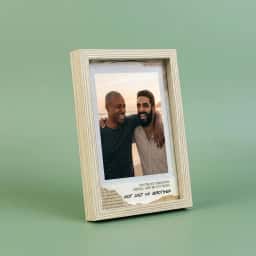 Custom Brother Photo Frame with Quote