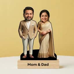 Personalized Anniversary Caricature for Parents