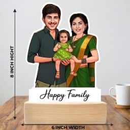 Personalized Family Caricature Figure