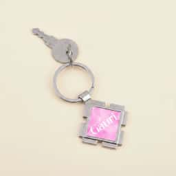Name Printed Couple Keychain
