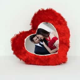 Personalized Heart Cushion for Couples