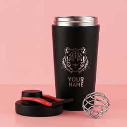 Personalized Protein Shaker Bottle with Name