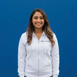 White Zip-Up Corporate Sweatshirt 
