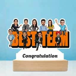 Best Office Team Custom Caricature Gift