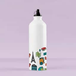 Travel Vibe Custom Water Bottle