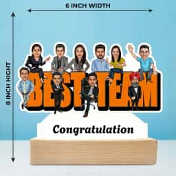 Best Office Team Custom Caricature Gift