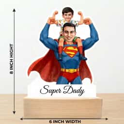 Super Dad Custom Caricature Figure