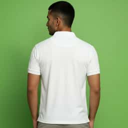 Timeless White Polo T-Shirt with Logo