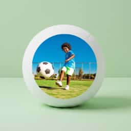 Football Theme Photo Cushion