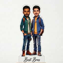 Unique Best Friend Caricature Showpiece