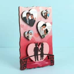 Heart Shape Couple Photo Frame
