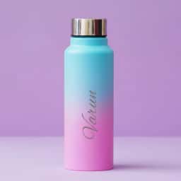 Custom Name Bottle Gift for Boyfriend