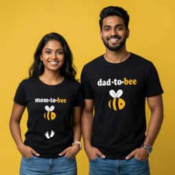 Mom To Bee & Dad To Bee Couple Tees