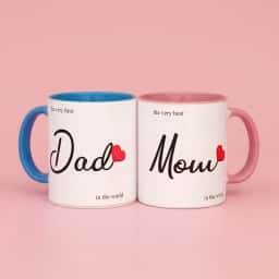 Best Dad & Mom Mug Set