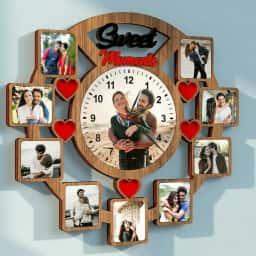 Buy Sweet Moments Photo Collage Clock