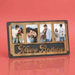 Happy Birthday Wooden Photo Frame