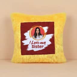 Gift for Sister Photo Printed Cushion